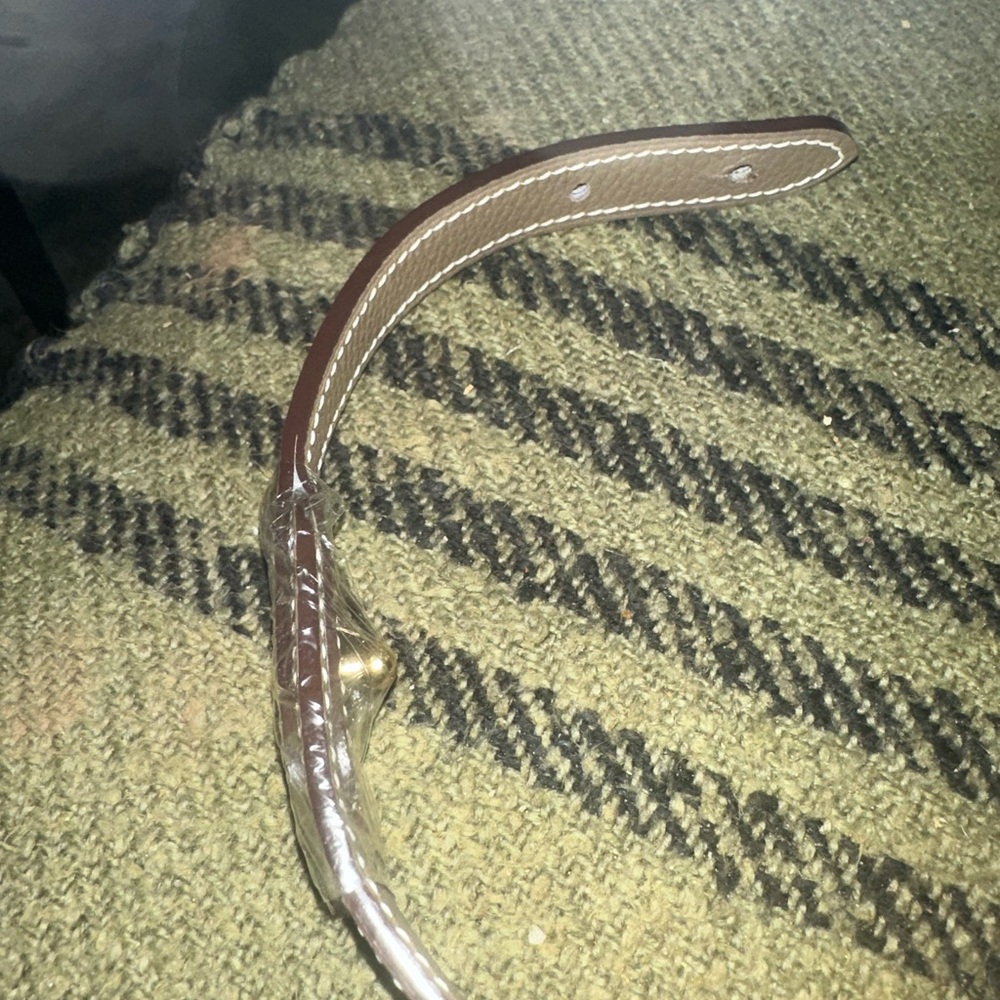 Leather bag strap - Picture 3 of 4